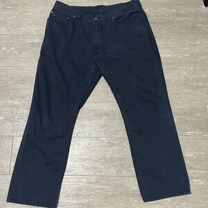 Polo Ralph Lauren Mens Authentic Dungarees Navy Blue Cotton Pants 38x30